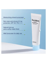Load image into Gallery viewer, Torriden DIVE-IN Mild Sunscreen, Vegan, Broad Spectrum SPF 50+ PA++++