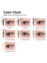 Load image into Gallery viewer, CLIO Sharp So Simple Waterproof Pencil Liner-7Color (0.14g)
