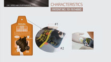 Load image into Gallery viewer, Pyeonan 5min Speed Hair Dye Hair Color (Shampoo Type) Black 5pcs in 1pack