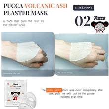 Load image into Gallery viewer, Pucca Volcanic Ash Plaster Mask 1box (5Pcs)