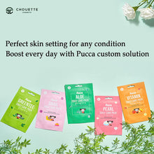 Load image into Gallery viewer, Fachouette Pucca Daily Skin Care Pack All Types of Skin Face Mask Paper Sheet 10Sheet, 25Sheet, 50Sheet
