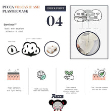 Load image into Gallery viewer, Pucca Volcanic Ash Plaster Mask 1box (5Pcs)