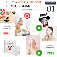 Load image into Gallery viewer, Pucca Volcanic Ash Plaster Mask 1box (5Pcs)