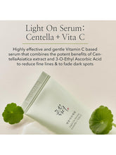 Load image into Gallery viewer, [Beauty of Joseon] Light On Serum Centella + Vita C (30ml/1.01fl.oz)
