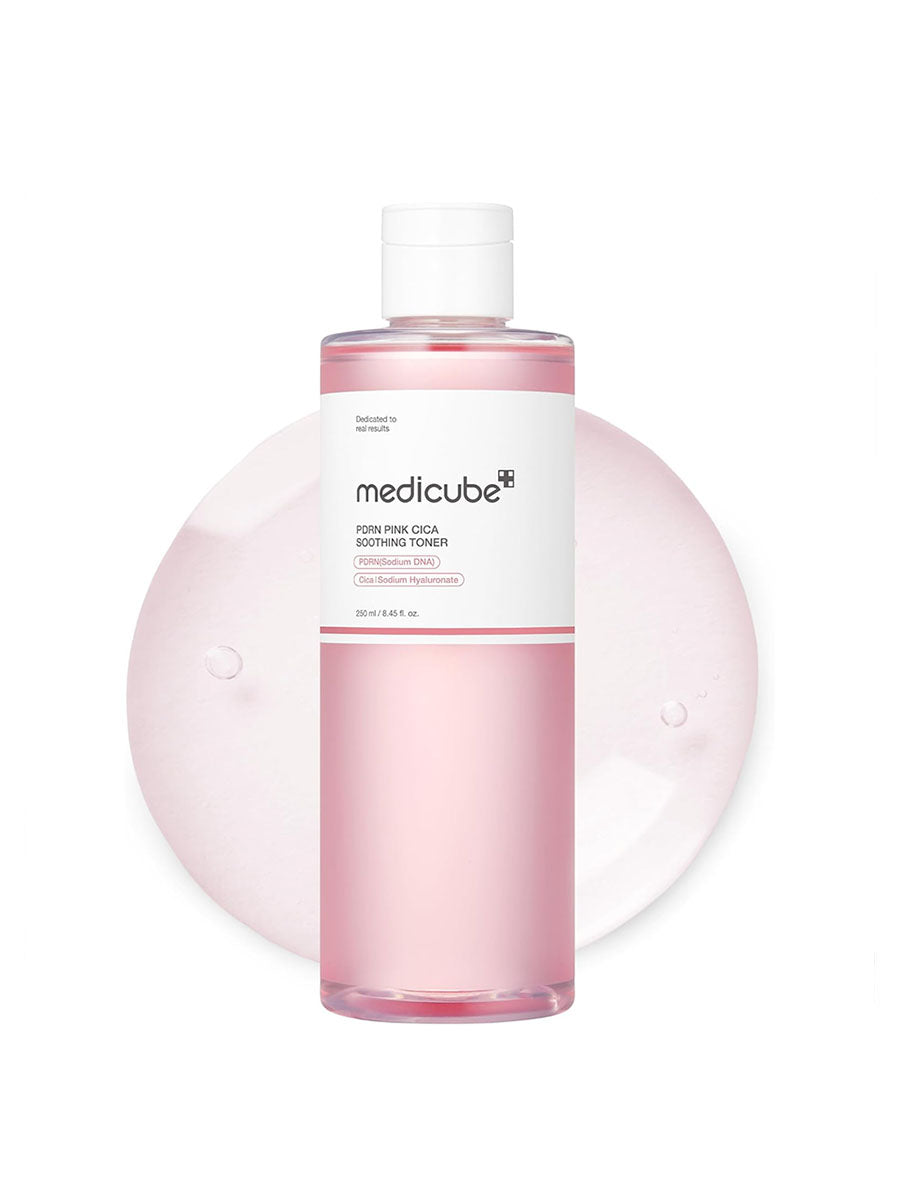 [medicube] Salmon DNA PDRN Pink CICA Soothing Toner (250ml/8.45fl.oz)