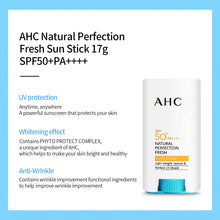 Load image into Gallery viewer, AHC Natural Perfection Fresh Sun Stick SPF50 PA++++
