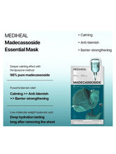 Load image into Gallery viewer, [Mediheal] Madecassoside Essential Sheet Mask (1Sheet Or 1Box(10Pcs)
