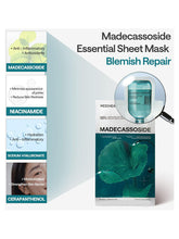 Load image into Gallery viewer, [Mediheal] Madecassoside Essential Sheet Mask (1Sheet Or 1Box(10Pcs)
