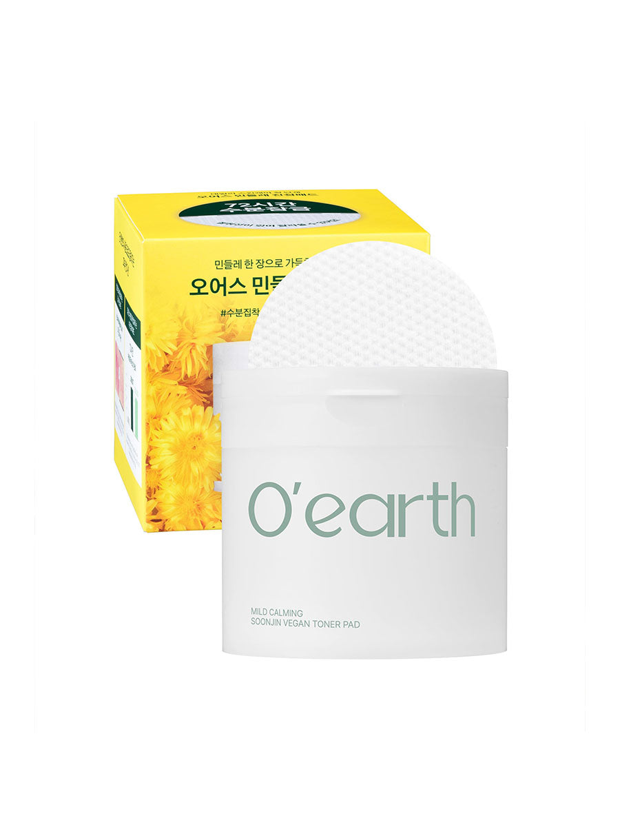 [O’earth] Mild Calming Vegan Toner Pad (90Pads)