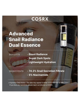 Load image into Gallery viewer, [COSRX] Advanced Snail Radiance Dual Essence (80Ml/2.70fl.oz)
