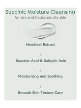 Load image into Gallery viewer, [Anua] Heartleaf Succinic Moisture Cleansing Foam (50mL/5.07 fl.oz)
