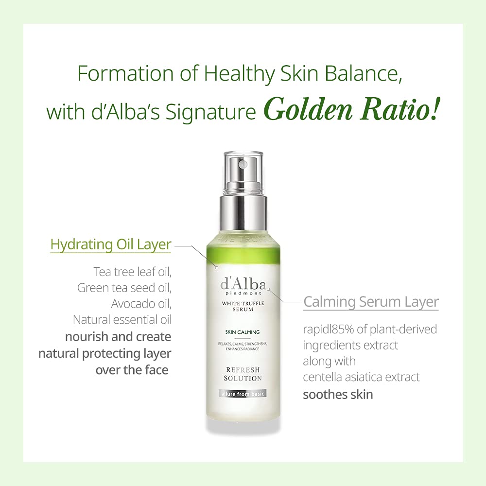 d'Alba mist white truffle refresh calming spray serum mist 100Ml ...