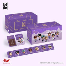 Load image into Gallery viewer, MORETHANCHOCOLATEUS  BTS TinyTan Message Chocolate Ver 2 - Purple Holidays
